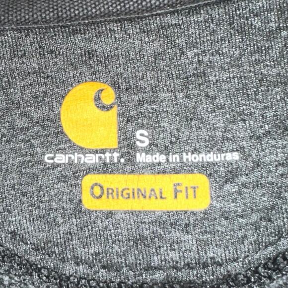 Carhartt Loose Fit Midweight Logo Sleeve K288 Graphic Hoodie Size Small - Picture 6 of 13